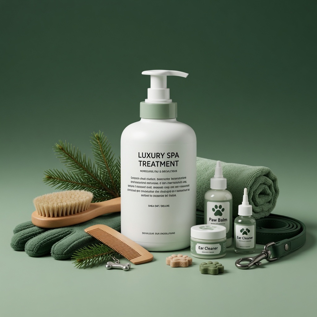 Luxury pet spa treatment